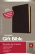 NLT Compact Gift Bible-Bonded Leather, Black