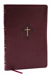 RSV2CE Large Print, Thinline Catholic Bible--soft leather-look, crimson