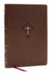 RSV2CE Large Print, Thinline Catholic Bible--soft leather-look, brown