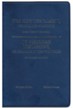 French/English (GNT) New Testament with Psalms and Proverbs--imitation leather, blue