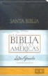 LBLA Biblia Letra Grande Tamano Manual, LBLA Hand Size Giant Print Bible, Black Imitation Leather,