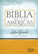 LBLA Biblia Letra Grande Tamano Manual, LBLA Hand Size Giant Print Bible, Black Bonded Leather