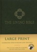 Living Bible: Large-Print, Green Padded Hardcover (indexed) - Slightly Imperfect
