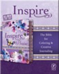 NLT Inspire PRAISE Bible, Purple Imitation Leather with Floral Design
