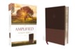 Amplified Study Bible, Imitation Leather, Brown  - Imperfectly Imprinted Bibles