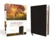 Amplified Thinline Holy Bible--bonded leather, black (indexed)