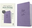 NLT Premium Value Thinline Bible, Large Print, Filament-Enabled--soft leather-look, lavender