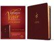 Biblia de estudio del diario vivir RVR60, letra grande, SentiPiel, Vino tinto--soft leather-look, Burgundy