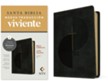 Biblia compacta NTV, letra gigante con Filament, SentiPiel, Gris, Letra Roja