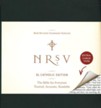 NRSV XL-Print Bible, Catholic Edition--imitation leather, green
