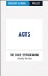 Theology of Work Project: Acts