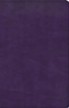 CSB Large Print Personal Size Reference Bible-- LeatherTouch, purple (indexed)