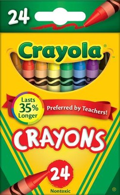 Crayola, Crayons, 24 Pieces  - 