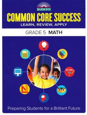 Barron's Common Core Success: Math, Grade 5   - 