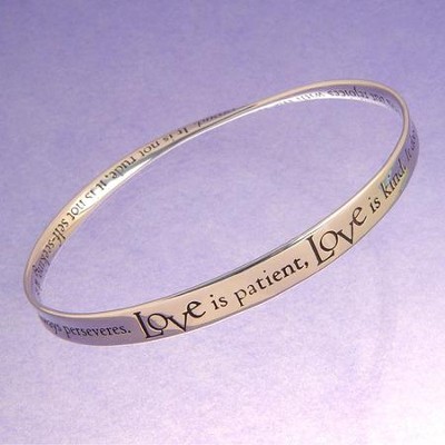 Mobius LOVE Bracelet, I Corinthians   - 