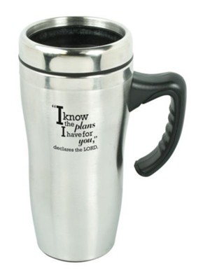 I Know the Plans Travel Mug with Handle  - 