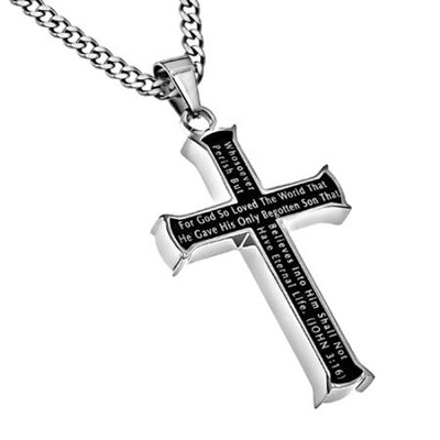 Jewellery: Christian Armour of God Stainless Steel Shield Cross Pendan –  SophieModa