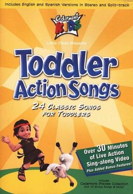 Toddler Action Songs, DVD   -     By: Cedarmont Kids
