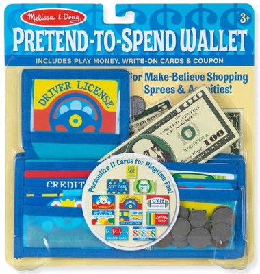 melissa and doug pretend to spend wallet