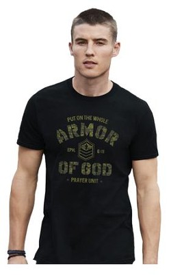 Armor Of God Camo Shirt, Black, Small  - 