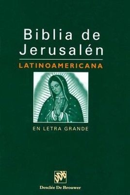 Biblia de Jerusal&eacute;n Latinoamericana Legra Grande, Enc. Dura  (Latinoamerican Jerusalem Bible, LgPt., Hardcover, Ind.)   - 