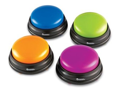 Answer Buzzers, Set of 4  - 