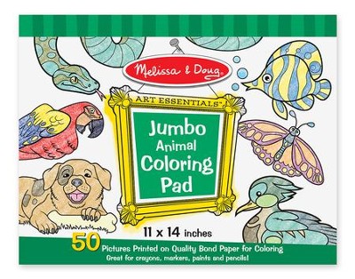 Animals Jumbo Coloring Pad  - 