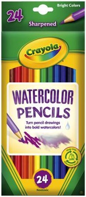 Crayola, Watercolor Pencils, 24 Pieces  - 