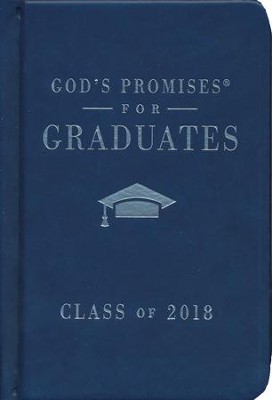 NKJV God's Promises for Graduates, Class of 2018, Navy                    -     By: Jack Countryman
