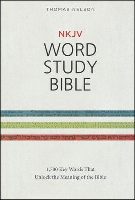 NKJV Word Study Bible, Hardcover  - 