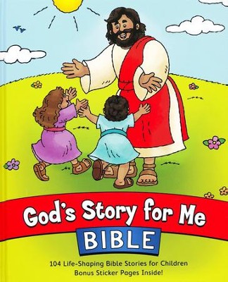 God's Story for Me Bible, Updated: 104 Life-Shaping Bible Stories for ...