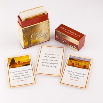 101 Proverbs To Live By, Box Of Blessings   - 