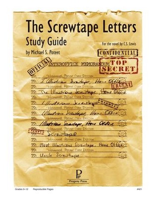 The Screwtape Letters Progeny Press Study Guide, Grades 9-12   -     By: Michael Poteet
