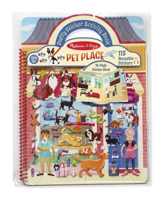 Pet Place, Puffy Sticker Activity Book  - 