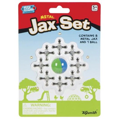 Toysmith Jumbo Jax Set Play Ground Classics 10 Jax and 2 Balls - NEW