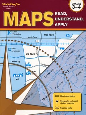 Maps: Read, Understand, Apply Grades 3-4: 9781419099427 - Christianbook.com