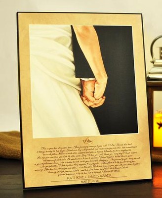 I Do, Personalized Wedding Print  -     By: Bonnie Mohr
