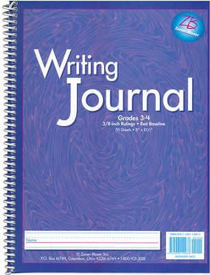 Zaner-Bloser My Writing Journal, Liquid Purple Grades 3-4  - 