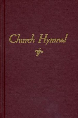 Church Hymnal, hardcover, maroon red   - 