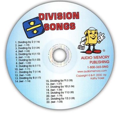 Audio Memory Division Songs CD Only   -     By: Kathy Troxel
