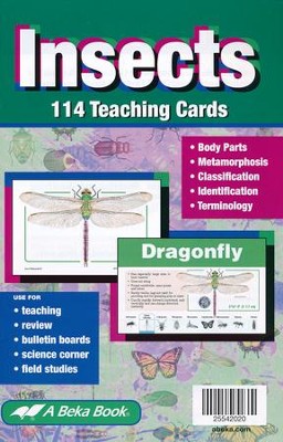 Abeka Insects Flashcards (set of 114 cards)   - 