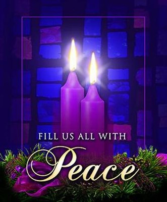 Fill Us with Peace, Large Advent Bulletins, 100  - 