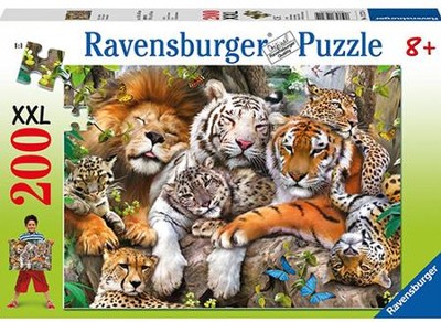 Big Cat Nap, 200 Piece Puzzle  - 