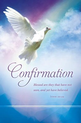 Blessed Are They/Confirmation Bulletins (John 20:29),  100  - 