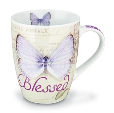 Blessed, Butterfly Mug  - 
