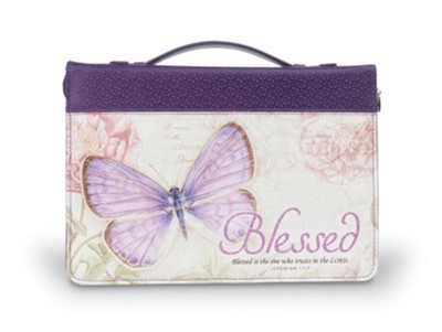 Blessed, Butterfly Bible Cover, Large  - 