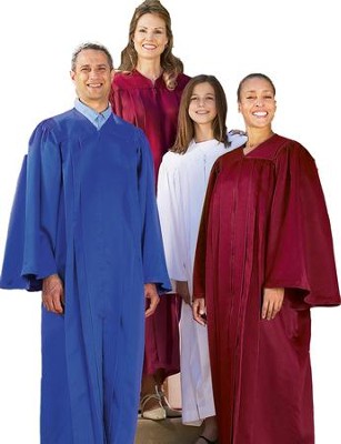Choir Robe, Royal Blue, Medium  - 