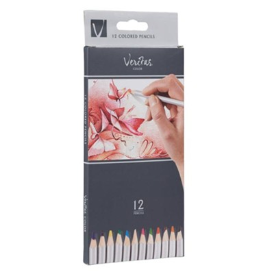 Veritas, Coloring Pencils, Pack of 12  - 