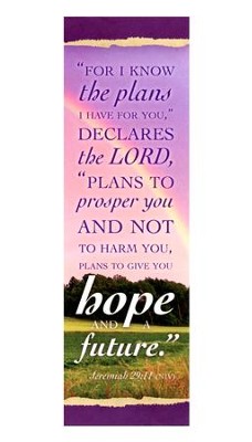 Jeremiah 29:11 I Know the Plans Key Chain, 2 3/4 x 1 5/8 Inches, Mardel