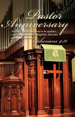 Pastor Anniversary (Ephesians 4:11) Bulletins, 100 - Christianbook.com